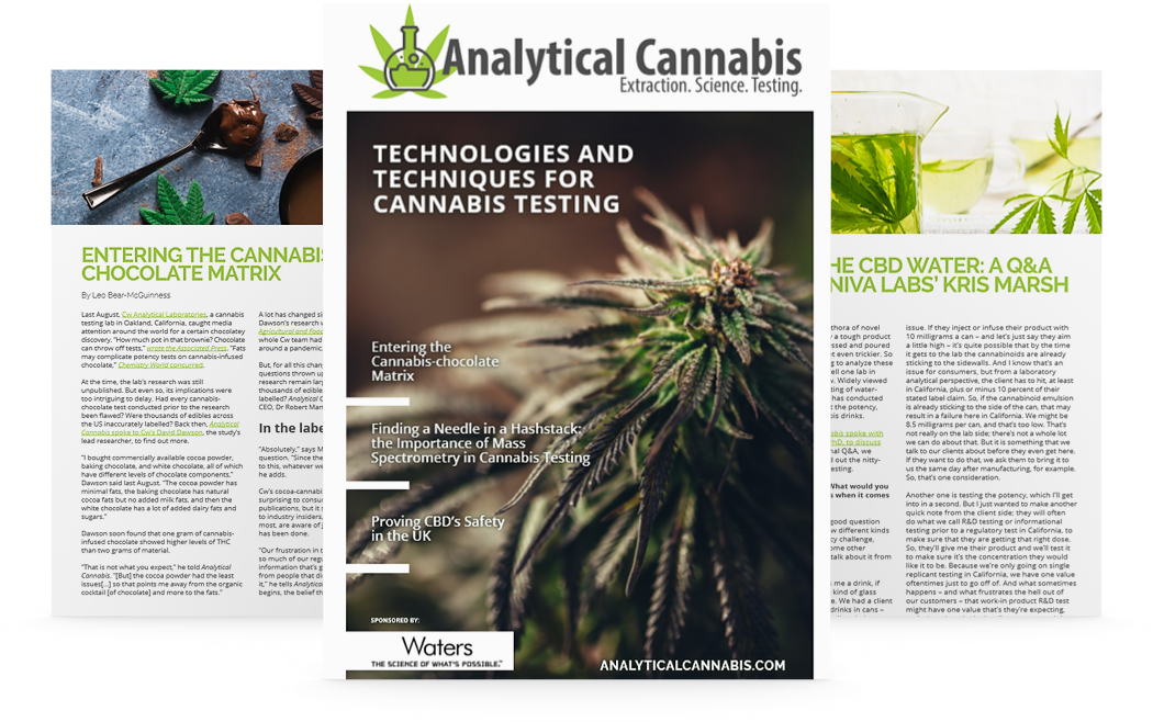 Technologies And Techniques For Cannabis Testing